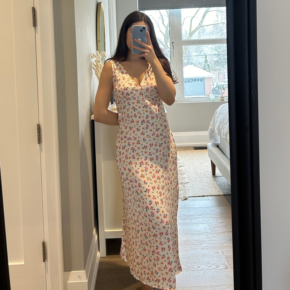 Nobody’s Child Floral Midi Slip Dress